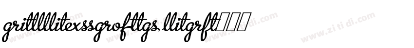 gilliesgotd lig字体转换